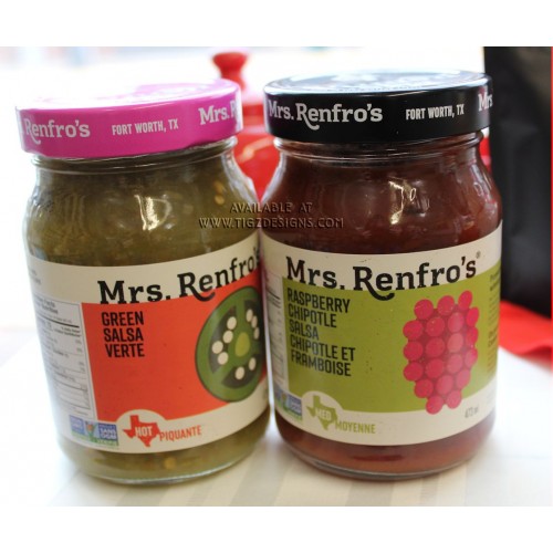 Mrs. Renfro Salsa - Green (or) Raspberry Chipotle